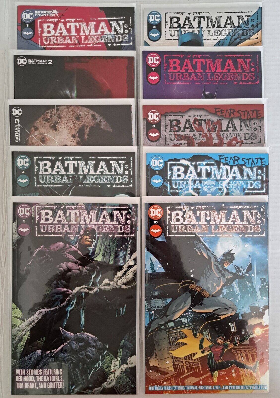 DC~Batman: Urban Legends~(#1-#10)~VF-NM~High Grade~2021~FMV $78