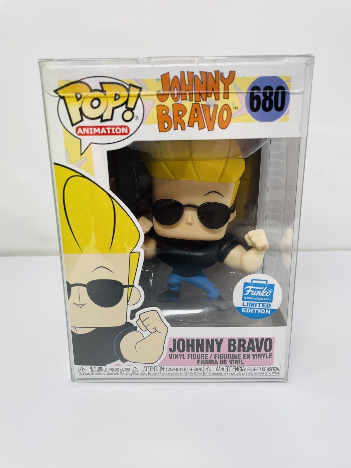 Funko Pop Animation Johnny Bravo #680 Funko Shop Limited Vinyl Figure New