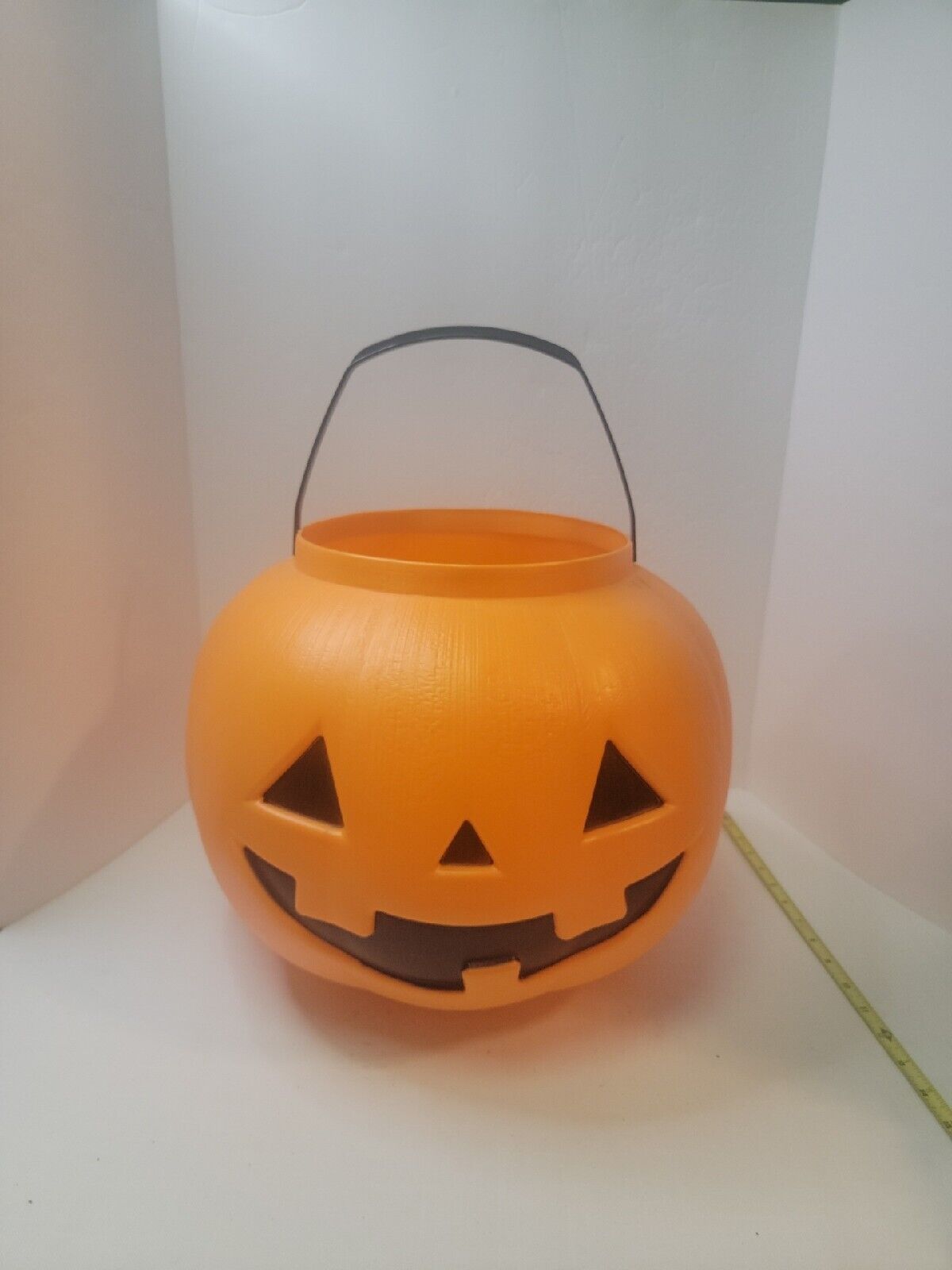 HUGE Halloween Pumpkin Candy Bucket Extra Large 14\