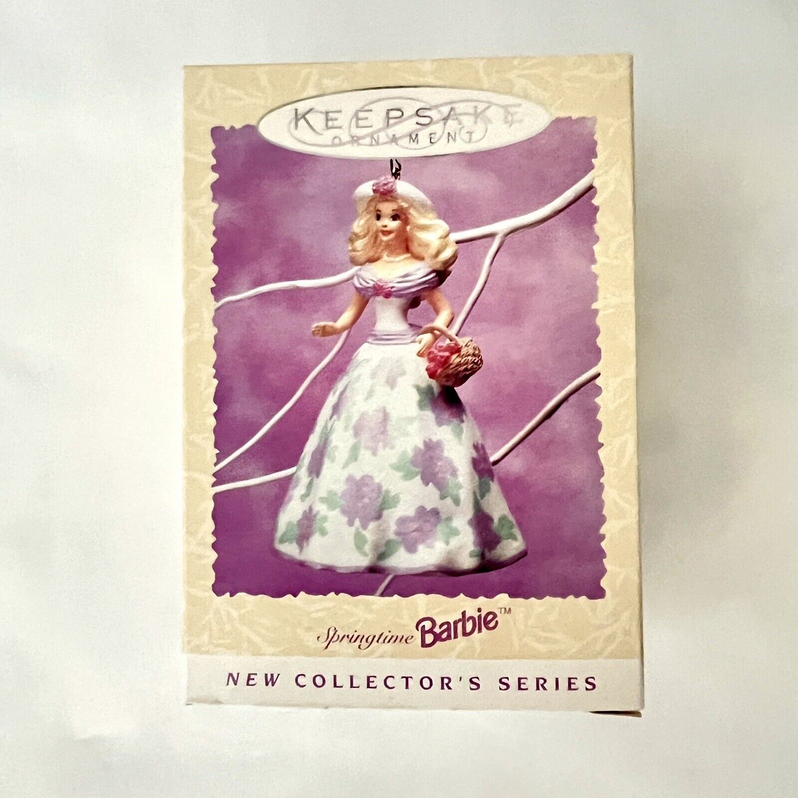 Hallmark Springtime Barbie Keepsake Ornament from 1995 Easter Collect New in Box