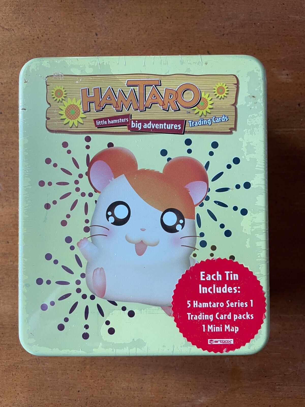 Hamtaro Trading Cards Series 1 Tin Unopened Sealed (Artbox 2003)