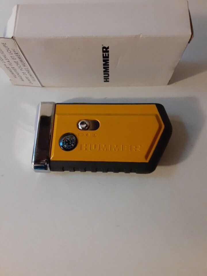 H2 Hummer Flashlight And Magnifying Glass Yellow 