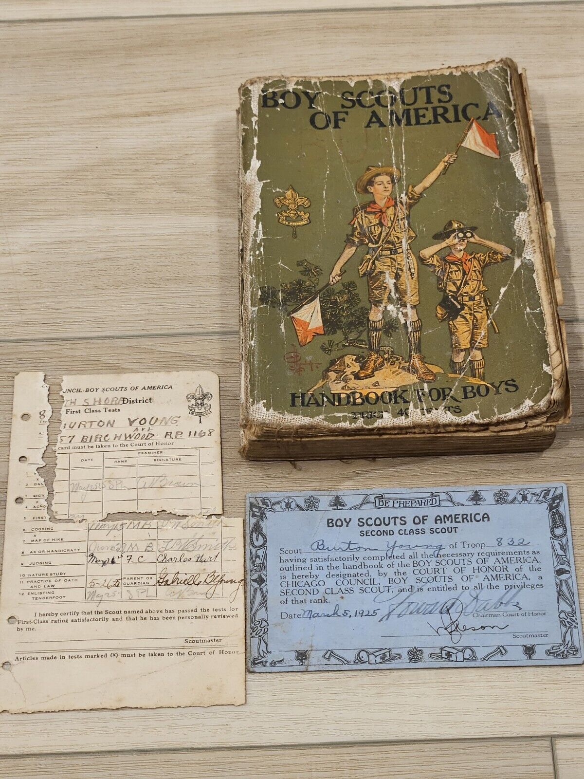 1920s Boy Scouts Of America Handbook w/bonus
