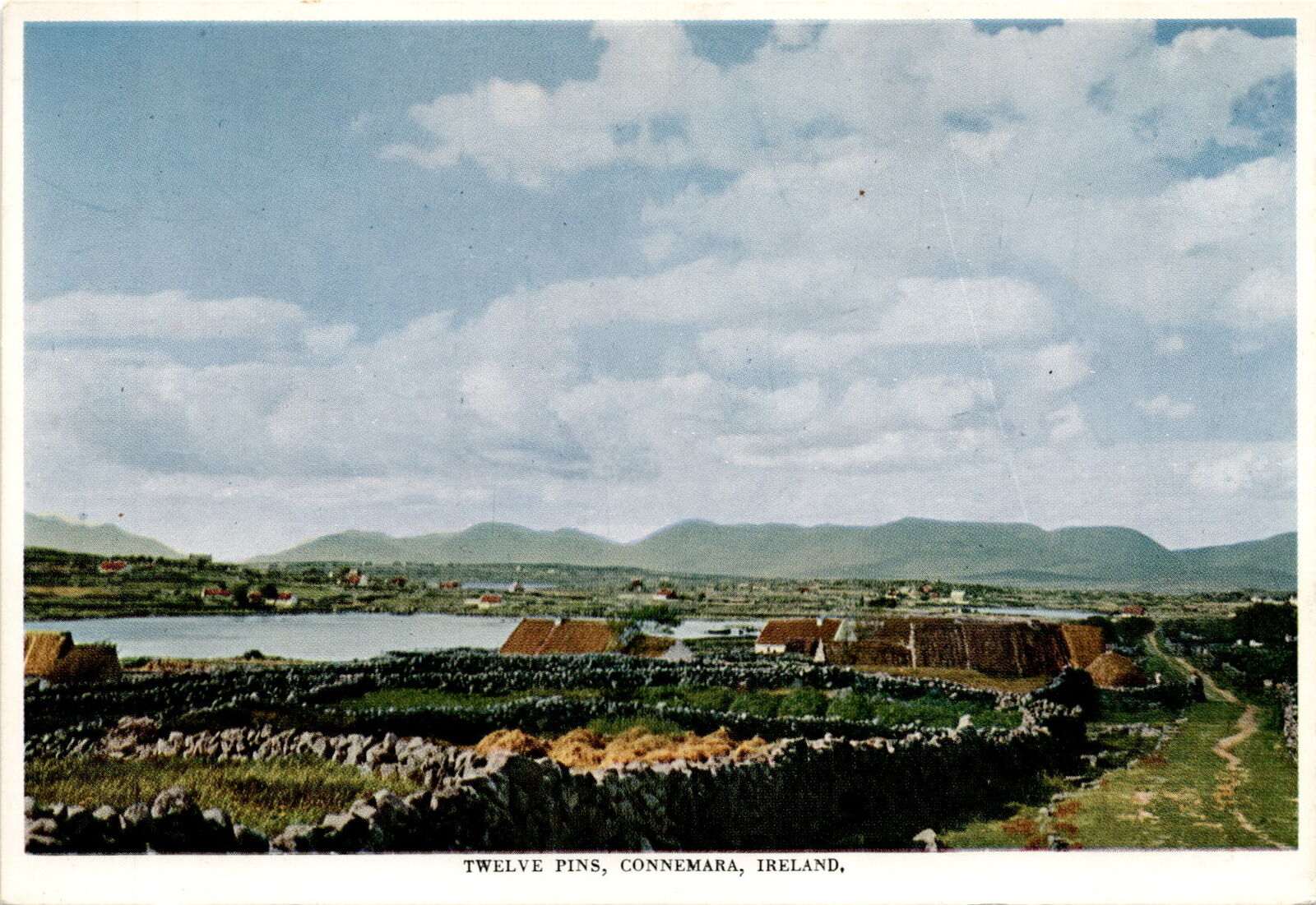 Twelve Pins, Connemara, Ireland, Mr. & Mrs. John Ashwood, Tucson Postcard