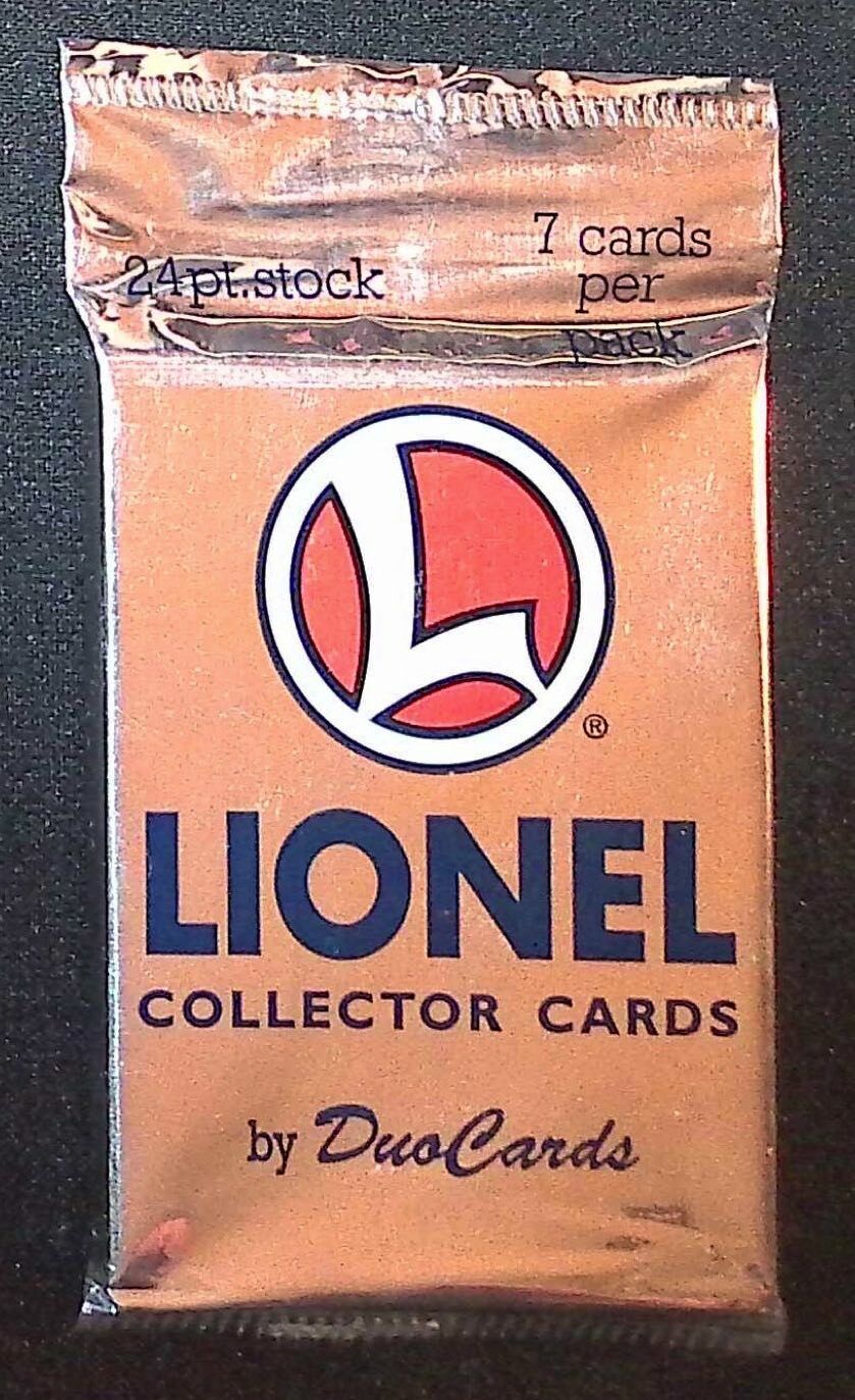 Duo's Lionel Legendary's Trains Sealed Cards Pack.