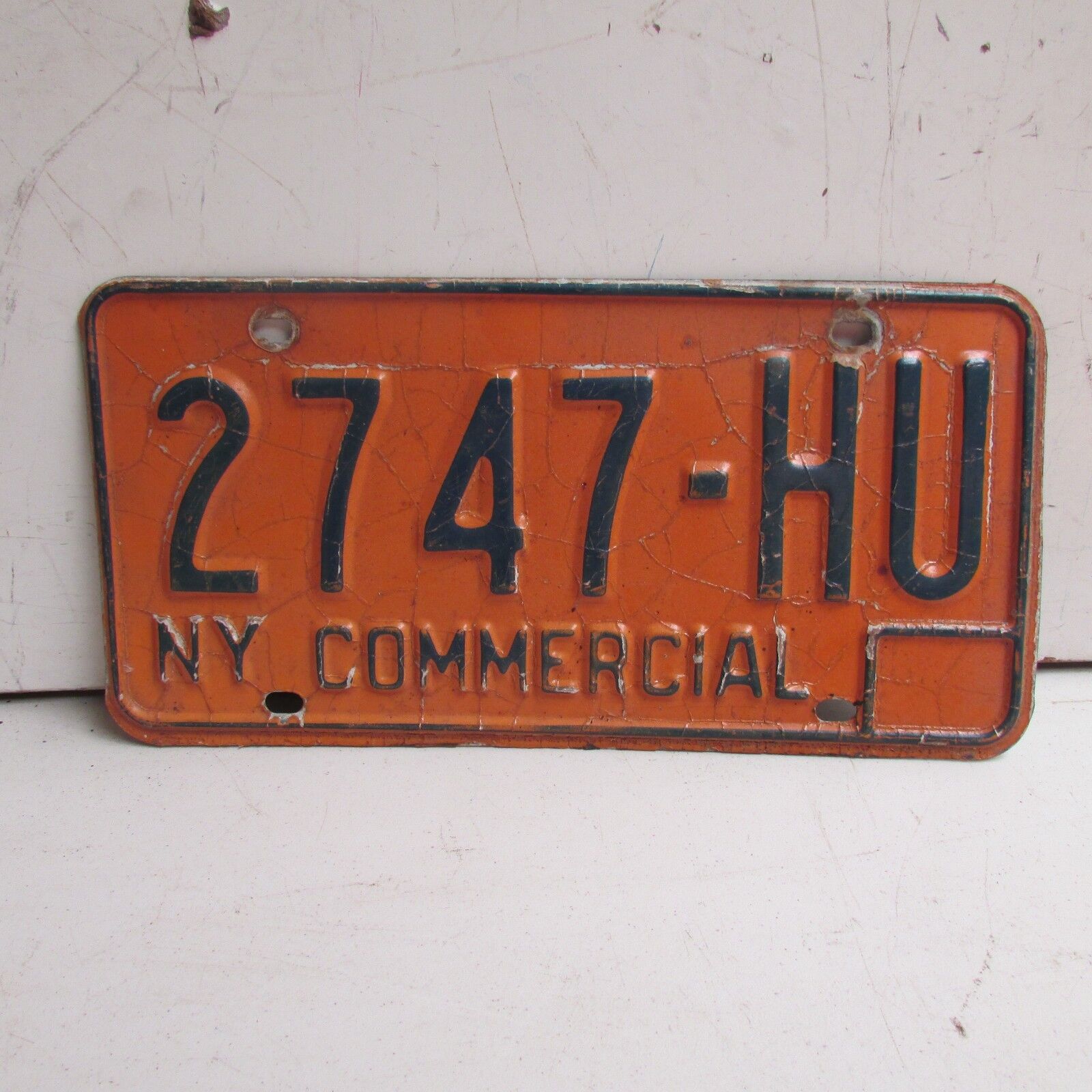 1970'S NEW YORK COMMERCIAL CAR TAG LICENSE PLATE PLATES 