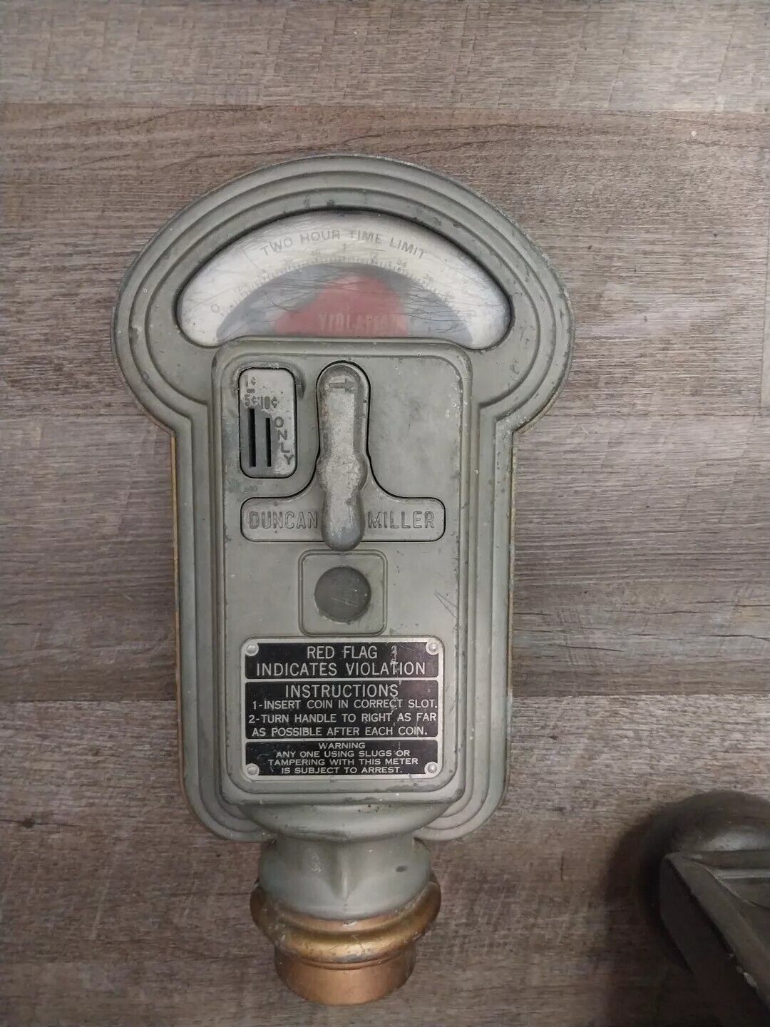 Vintage Duncan Miller 1950’s Parking Meter  1-5-10 Cent **See Description**