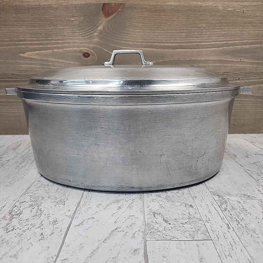Miracle Maid G2 Cast Aluminum Roaster Dutch Oven W/ Lid Vintage Cooking Pot