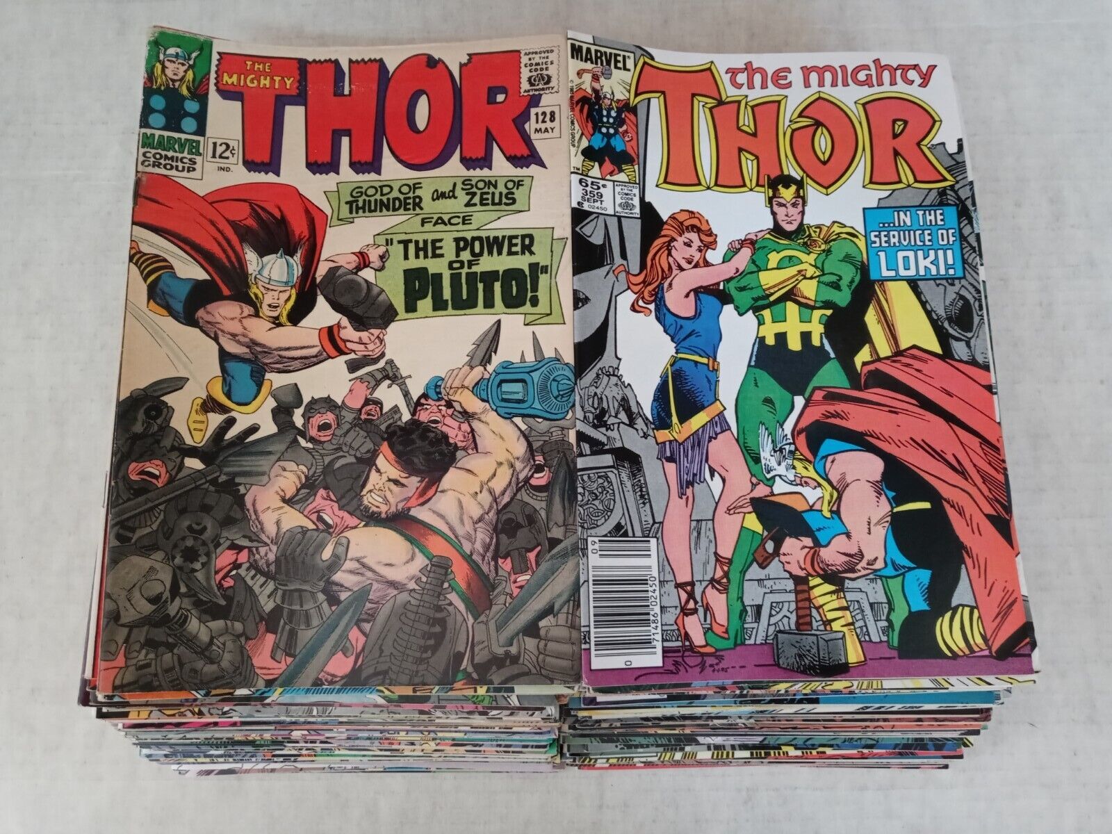 The Mighty Thor Lot Of  89 Marvel Vintage Comics
