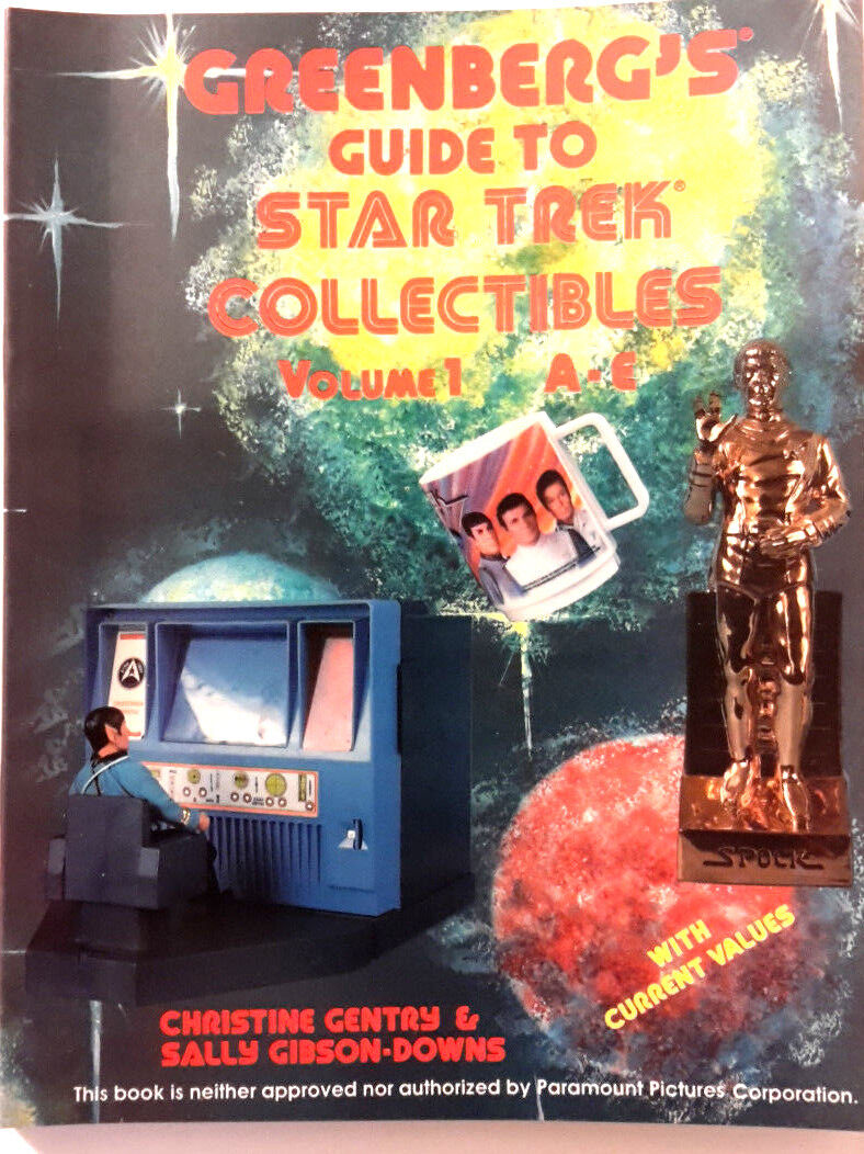 1991 Greenberg\'s Guide to Star Trek Collectibles Volume 1 A thru E- Great Photos
