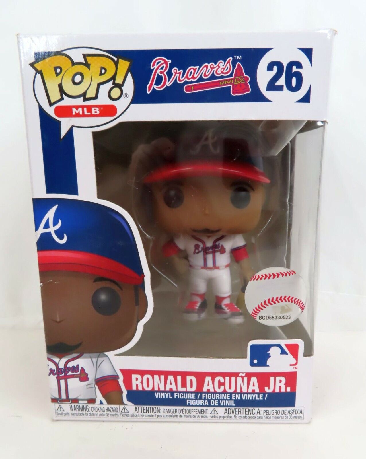 Funko Pop MLB Atlanta Braves Ronald Acuna Jr. #26 Damaged Box