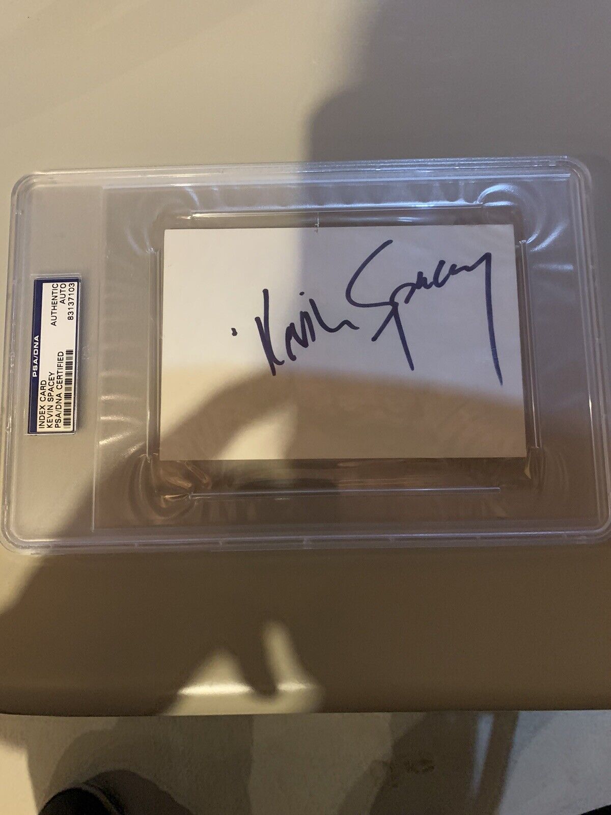 Kevin Spacey Auto Autograph Psa/Dna 