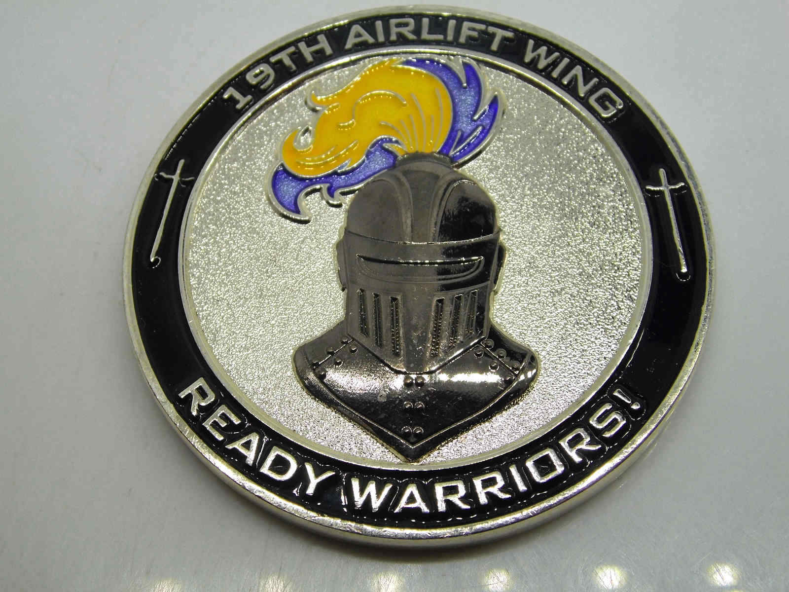 19TH AIRLIFT WING COMMANDER FOR EXCELLENCE CHALLENGE COIN