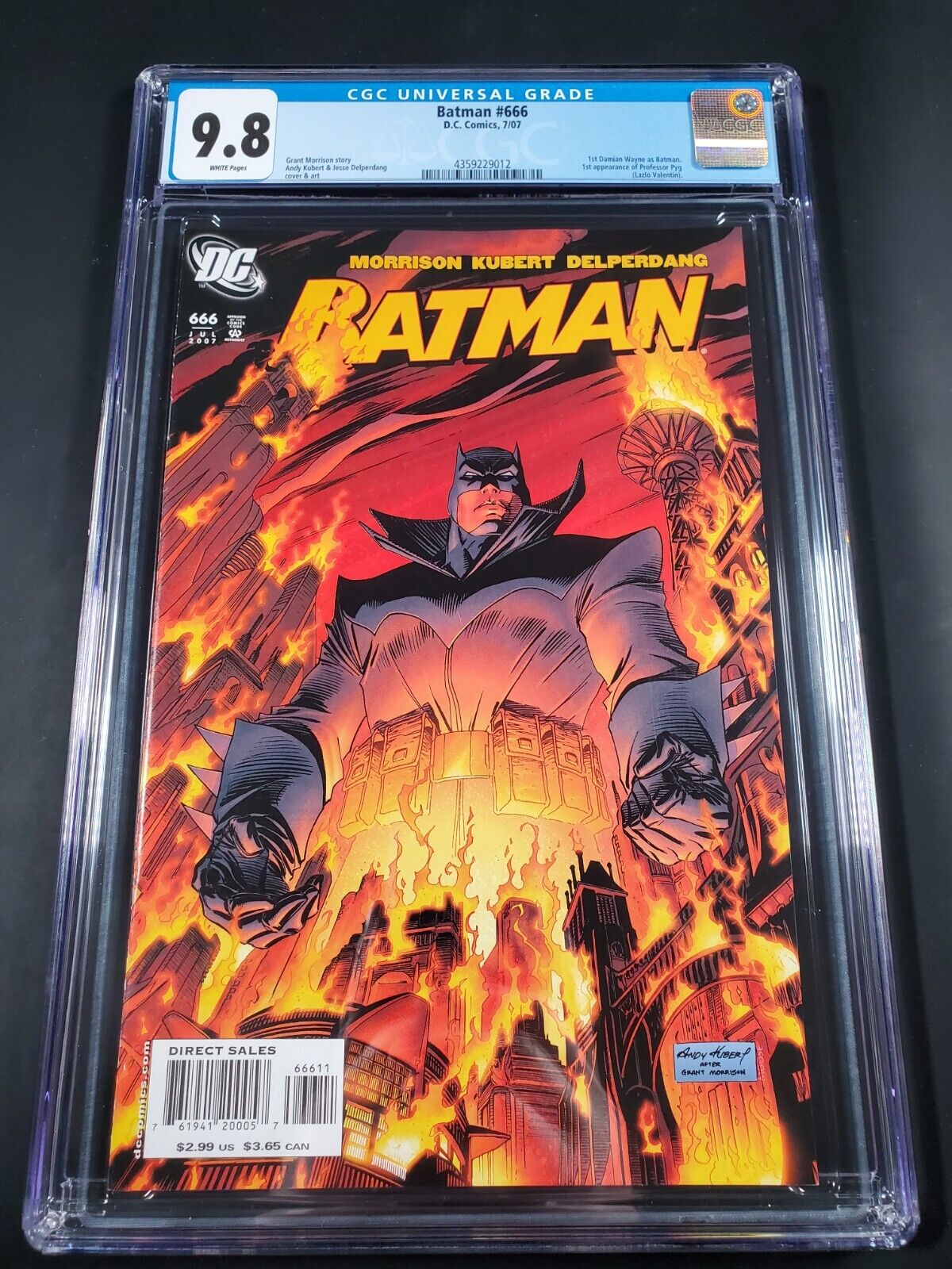 Batman #666 DC Comics CGC 9.8 1st Appearance Damian Wayne as Batman