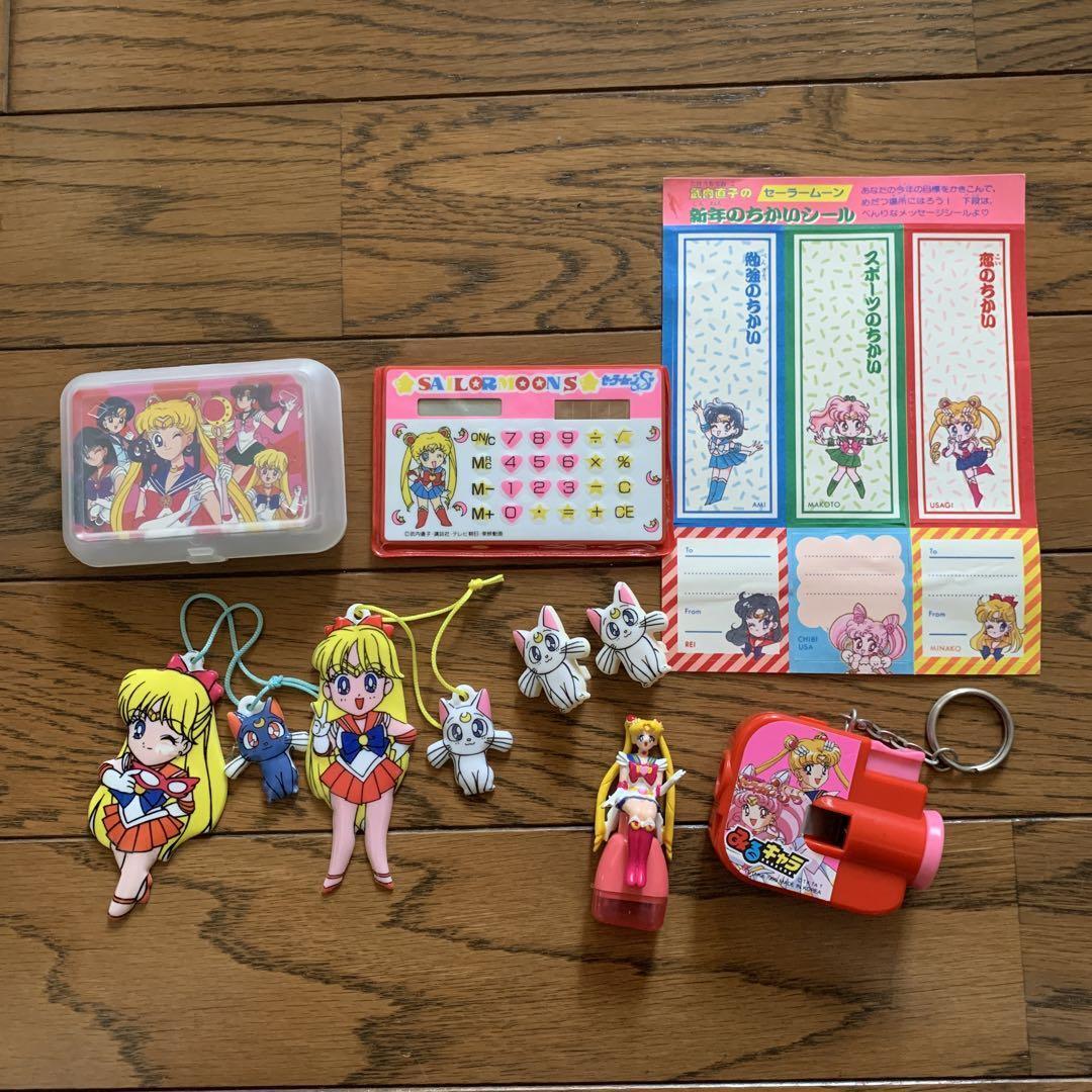 Rare Item Sailor Moon Miru Chara Calculator Stamp Accessory Retro