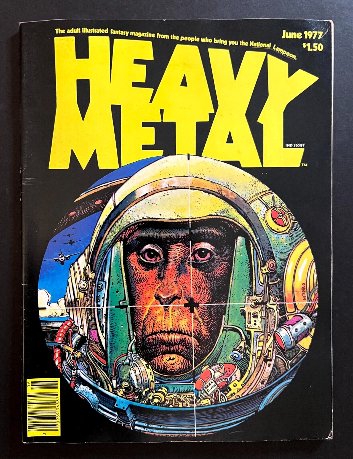 HEAVY METAL MAGAZINE #3 June 1977 Moebius Cover, Corben, Bode, Druillet
