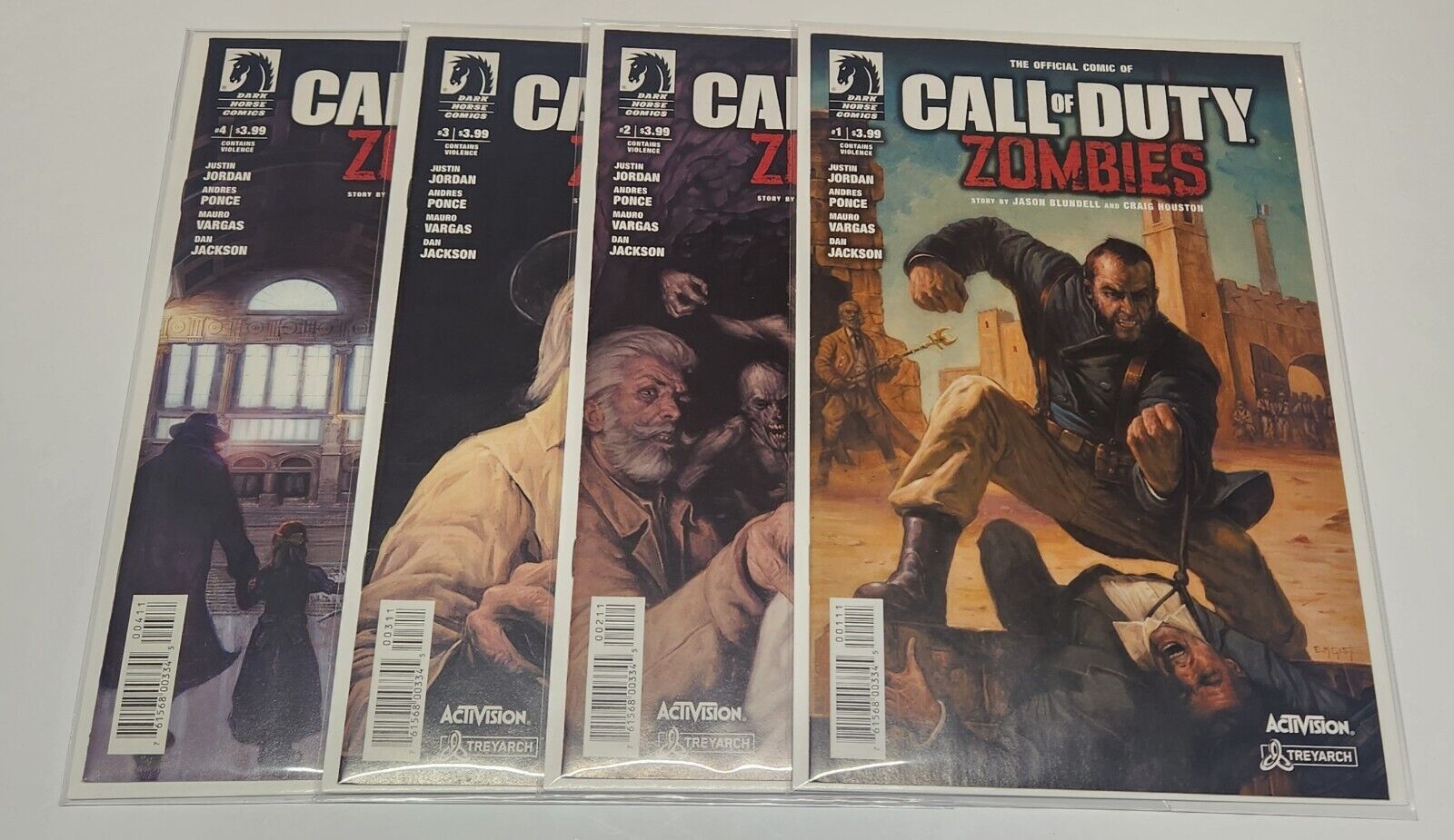 Call Of Duty Zombies Volume 2 - COMPLETE SET - #1-4 Dark Horse 2018 E. M. Gist