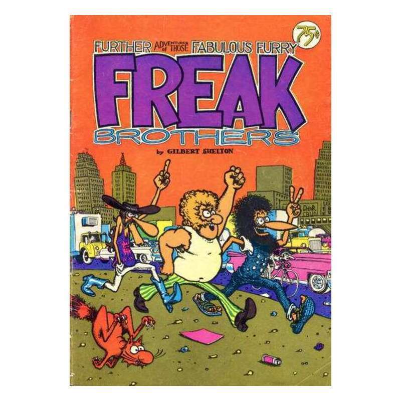 Fabulous Furry Freak Brothers #2 8th printing in VF. Rip Off Press comics [x^
