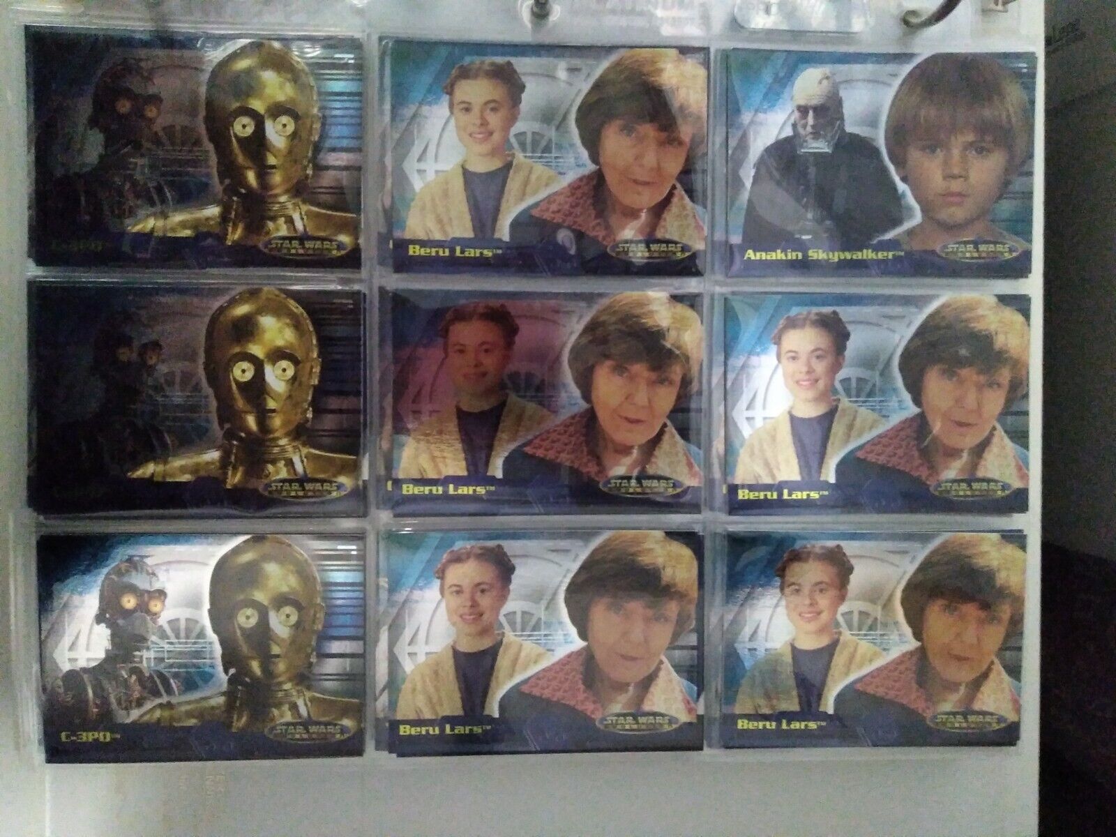 2001 Topps Star Wars Evolution A & B Variant Cards--40 count--High Grade