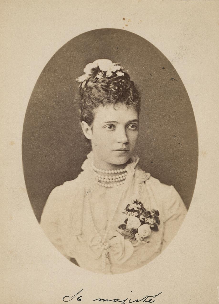 c. 1870\'s Russian Empress Maria Feodorovna Cabinet Photograph by Vezenberg & Co.