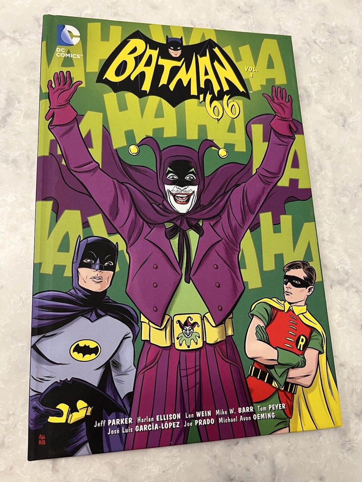 Autographed Signed Batman 66 Volume 4 Comic Jose Luis Garcia Lopez Hardcover