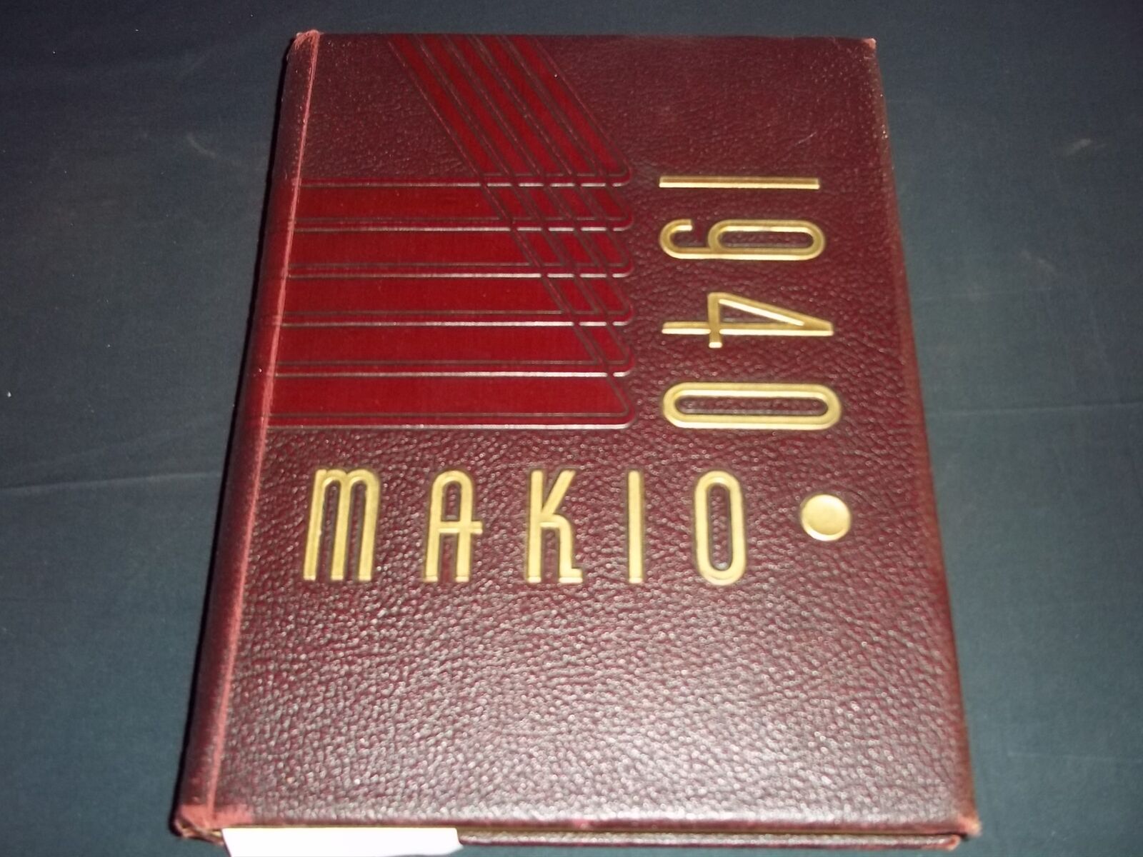 1940 MAKIO THE OHIO STATE UNIVERSITY YEARBOOK - BUCKEYES FOOTBALL - YB 1734