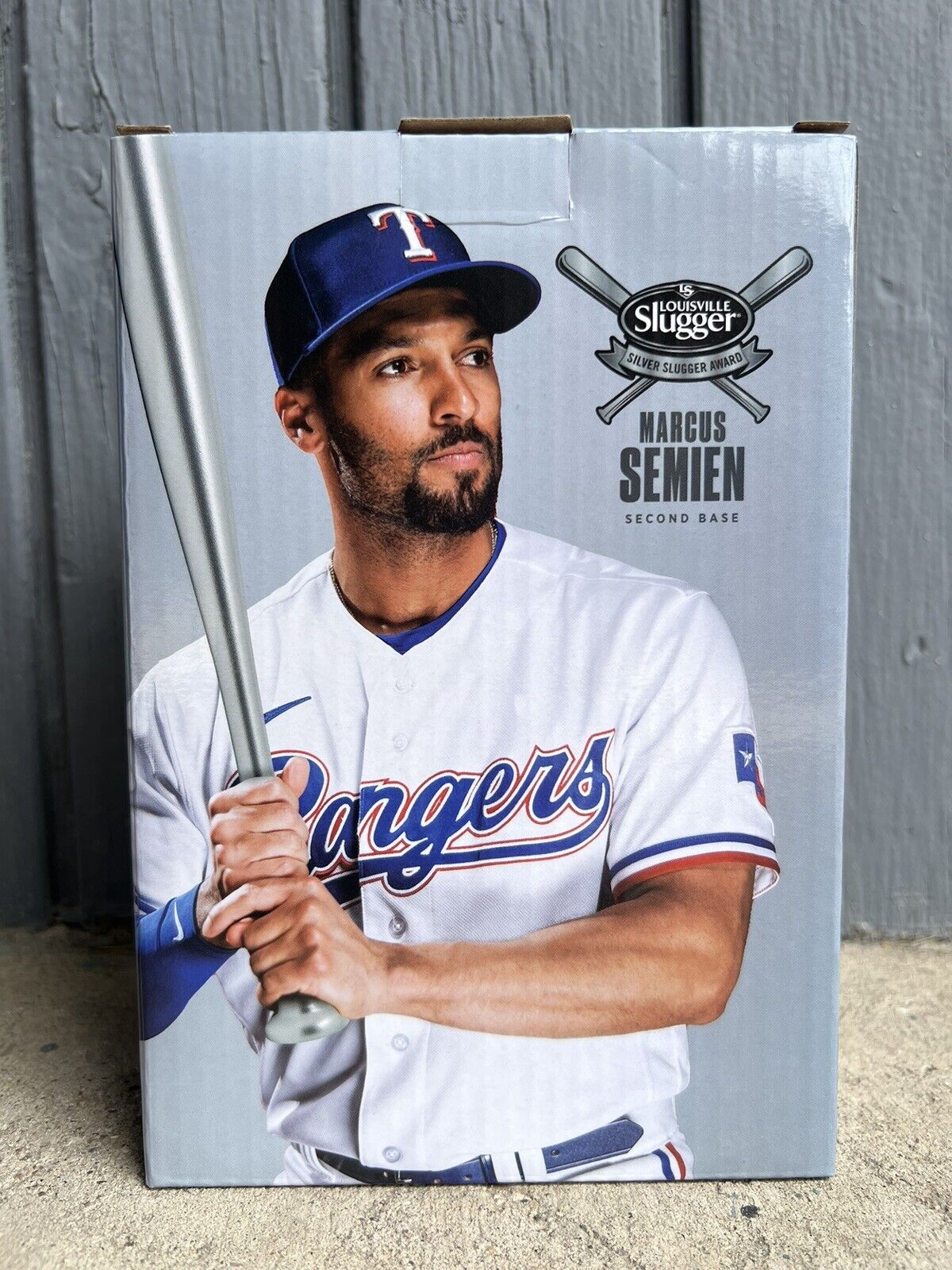 Marcus Semien 2024 Texas Rangers MLB Silver Slugger Bobblehead (FREE SHIPPING)