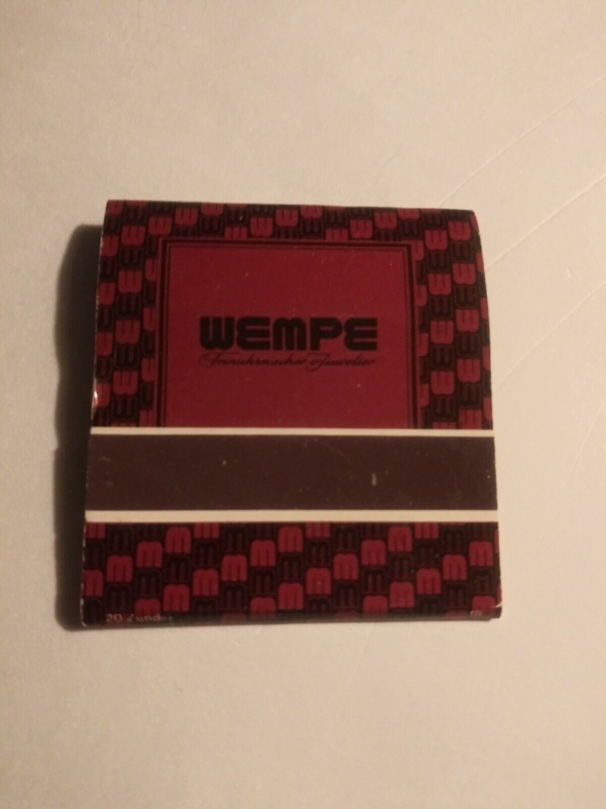 Vintage Feature Matches From Wempe Jewelers Hamburg Germany
