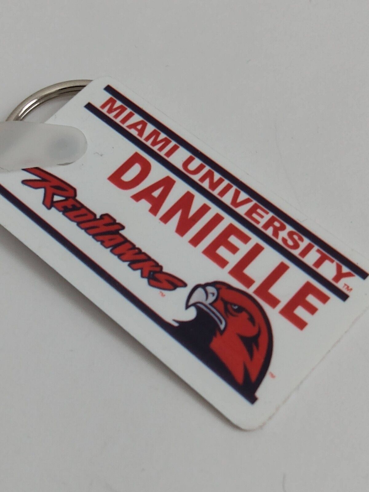 Miami University RedHawks DANIELLE Namesake Keyring 