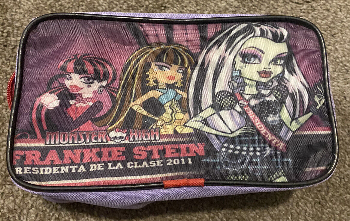 Monster High Pencil Case Cosmetic Makeup Bag 2012