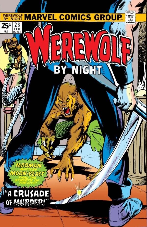 Werewolf by Night (1972) #26 FR/GD. Stock Image