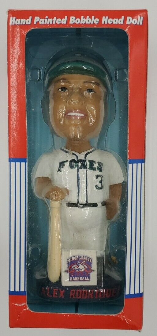 ALEX RODRIGUEZ BOBBLEHEAD RARE APPLETON FOXES MINOR LEAGUE ONLY 5000 MADE NEW