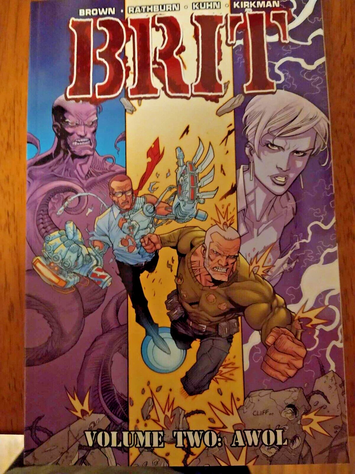 Brit Volume 2 AWOL by Bruce Brown Trade paperback Graphic Novel Image Comics