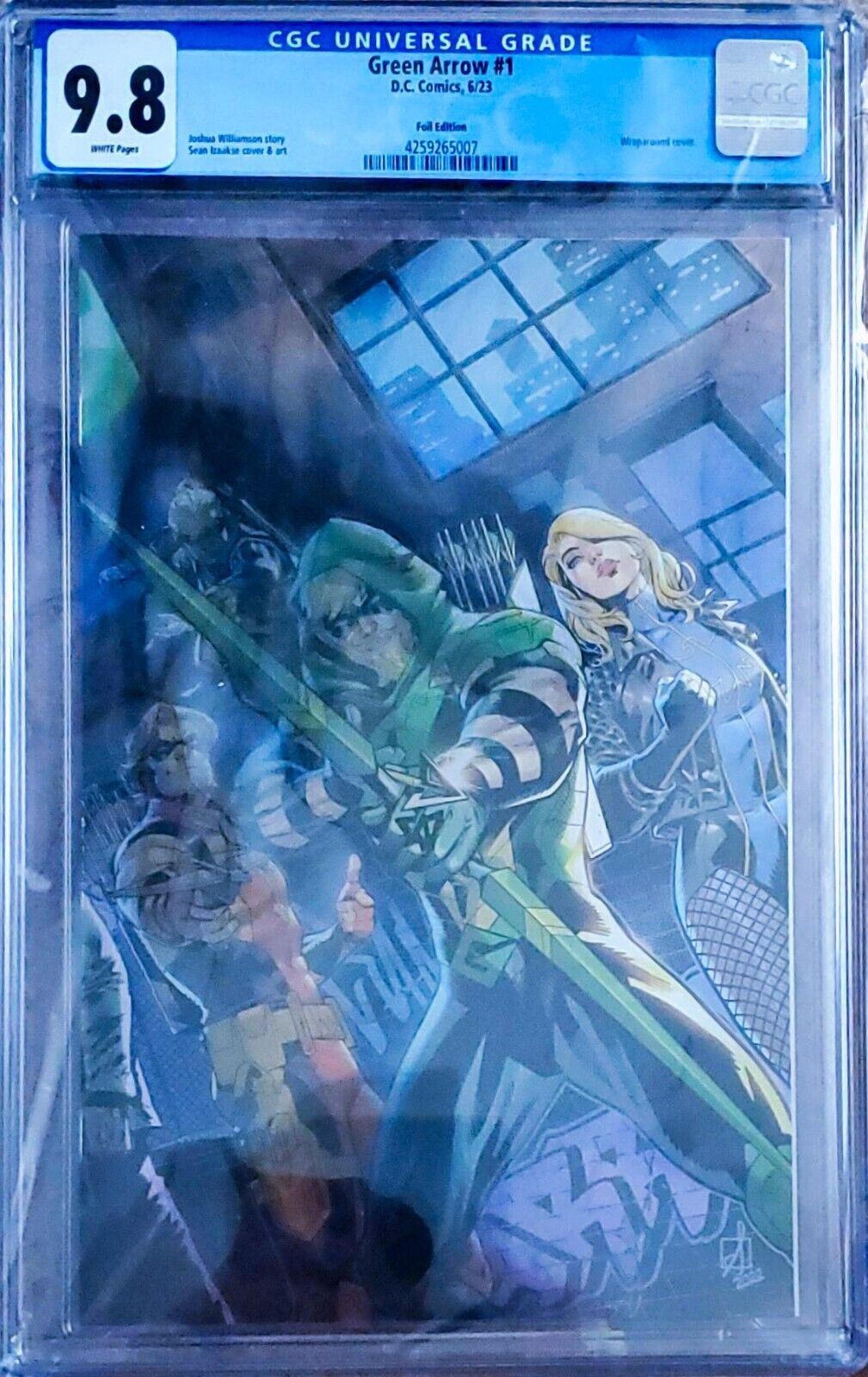 Green Arrow #1 (DC Comics June 2023) Foil Edition CGC 9.8