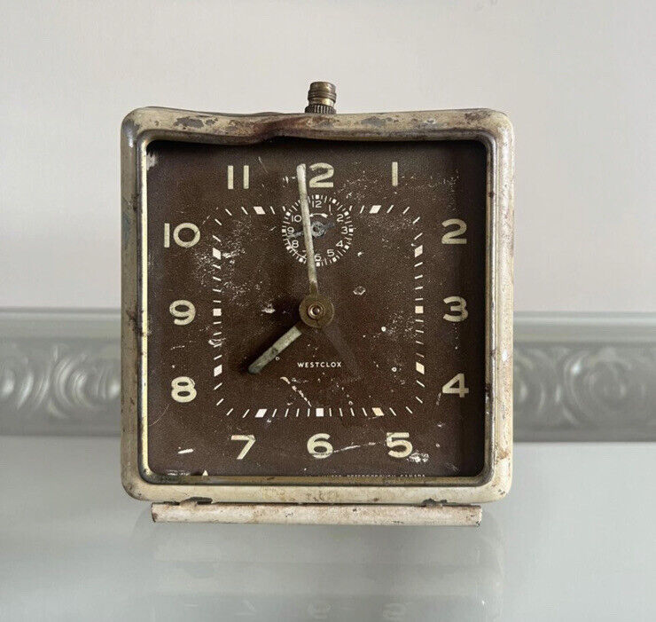 Vintage Westclock Wind Up Alarm Clock