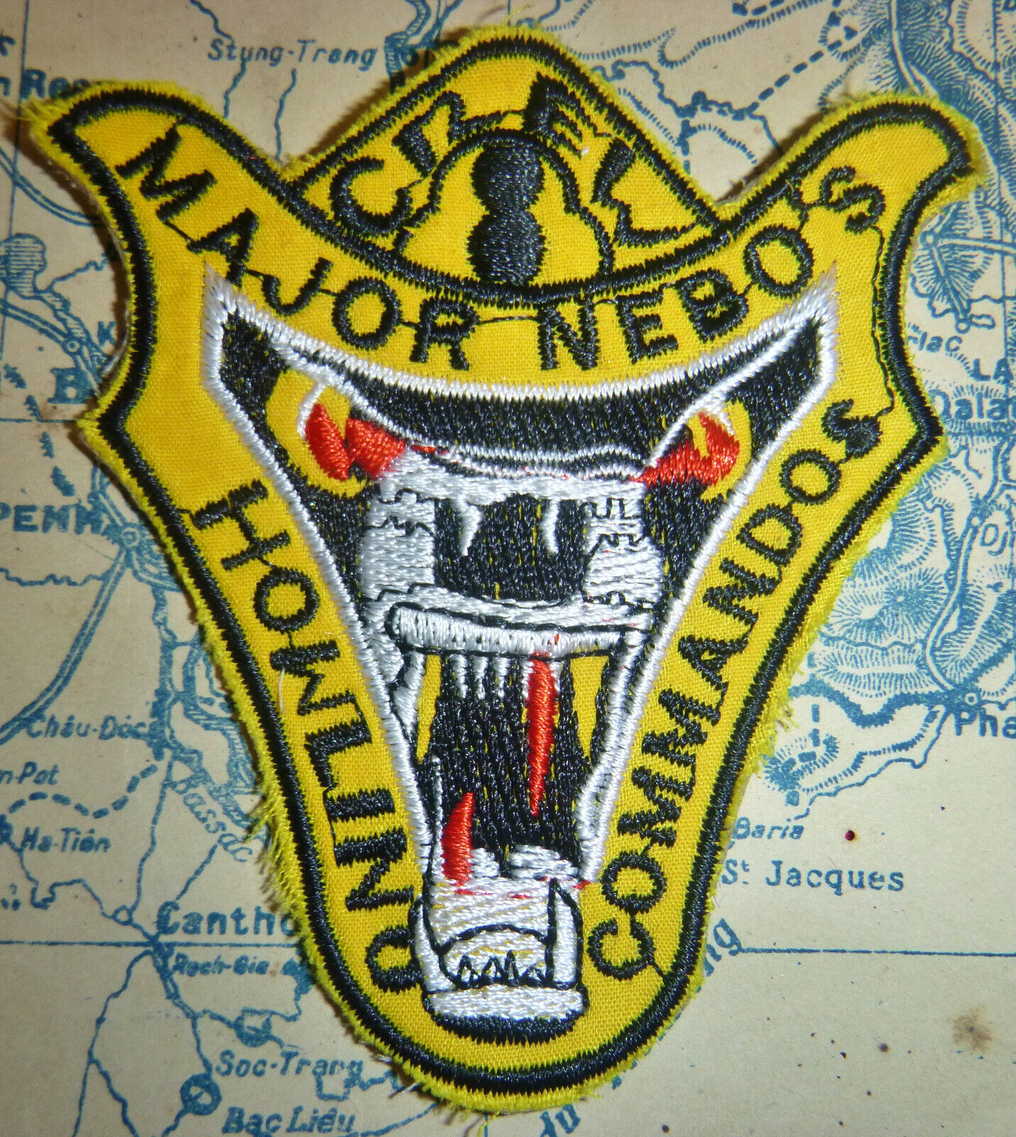 Patch - 5th SPECIAL FORCES - Major Nebos Howling Commandos - Vietnam War - M.479