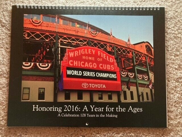 Chicago Cubs 2016 World Series Championship Calendar (2017 Year) Unique Photos
