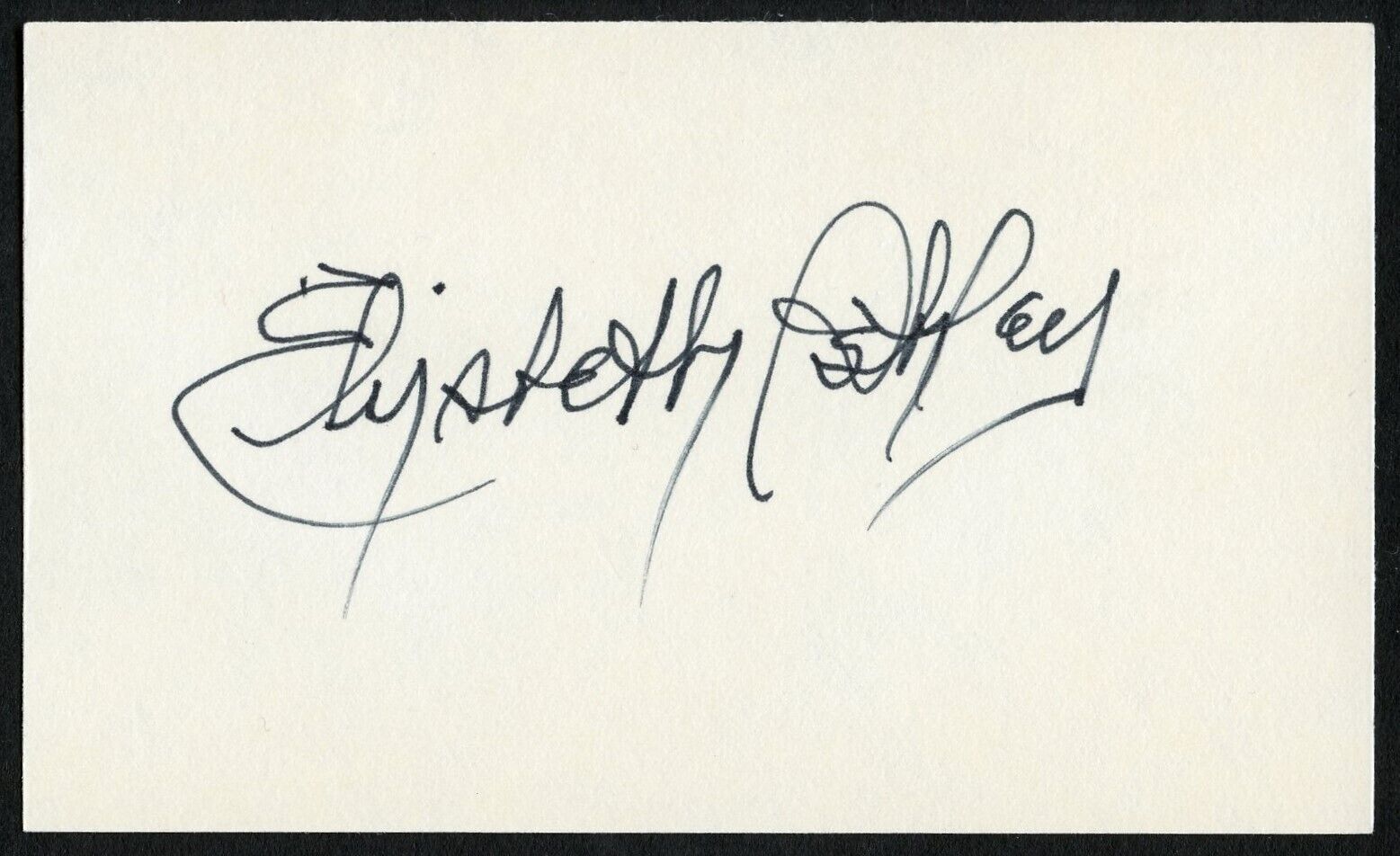 Elizabeth Ashley signed autograph 3x5 Cut American Actress Take her, She\'s Mine