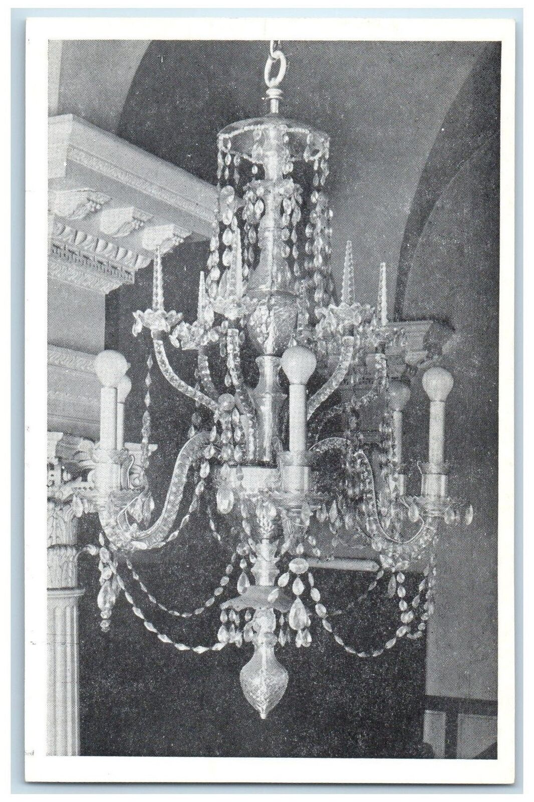 c1960's Saint Paul's Chapel Trinity Parish Interior New York City NY Postcard