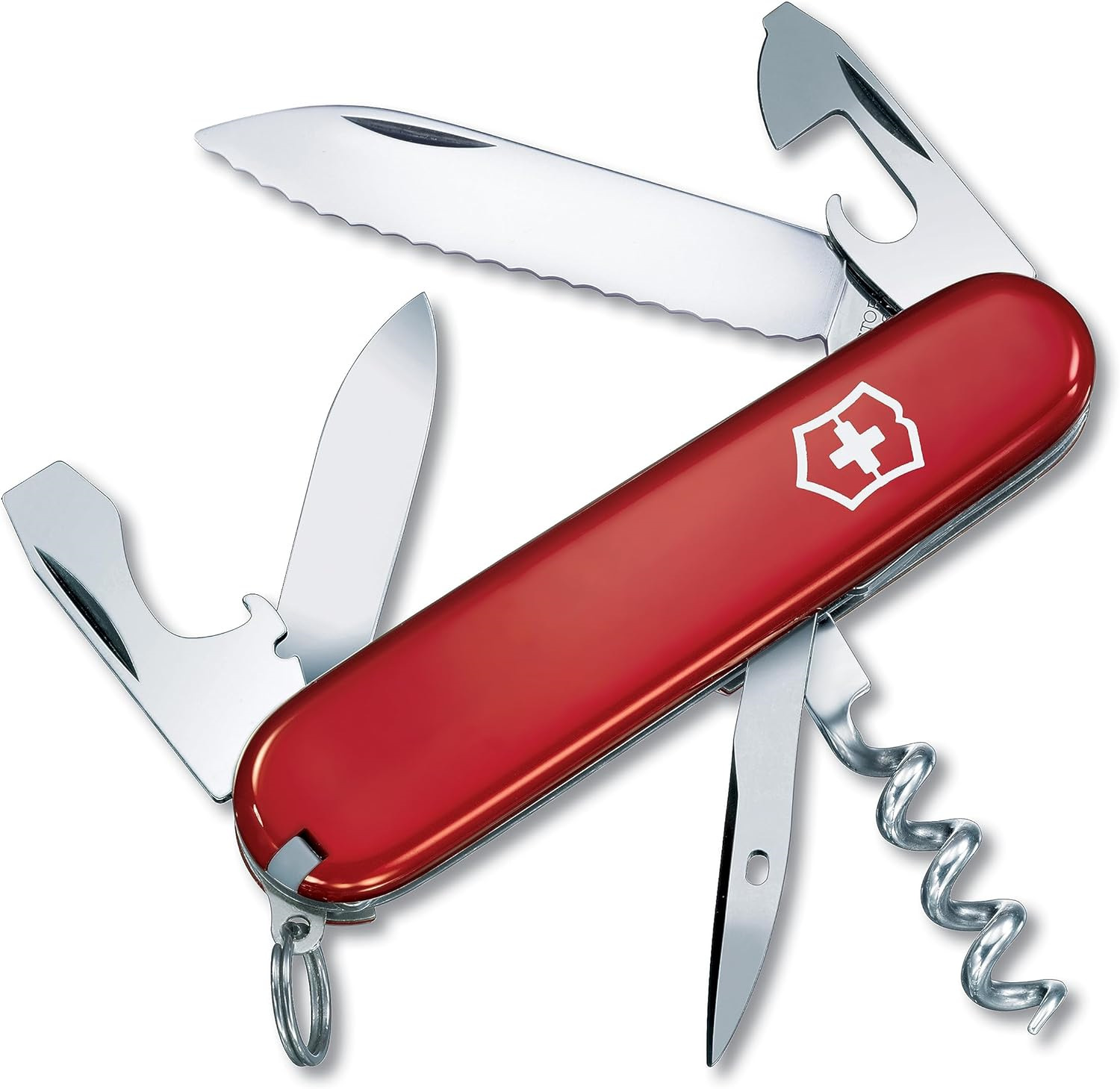 Victorinox Spartan Serrated 12 Function Swiss Army Knife - Red