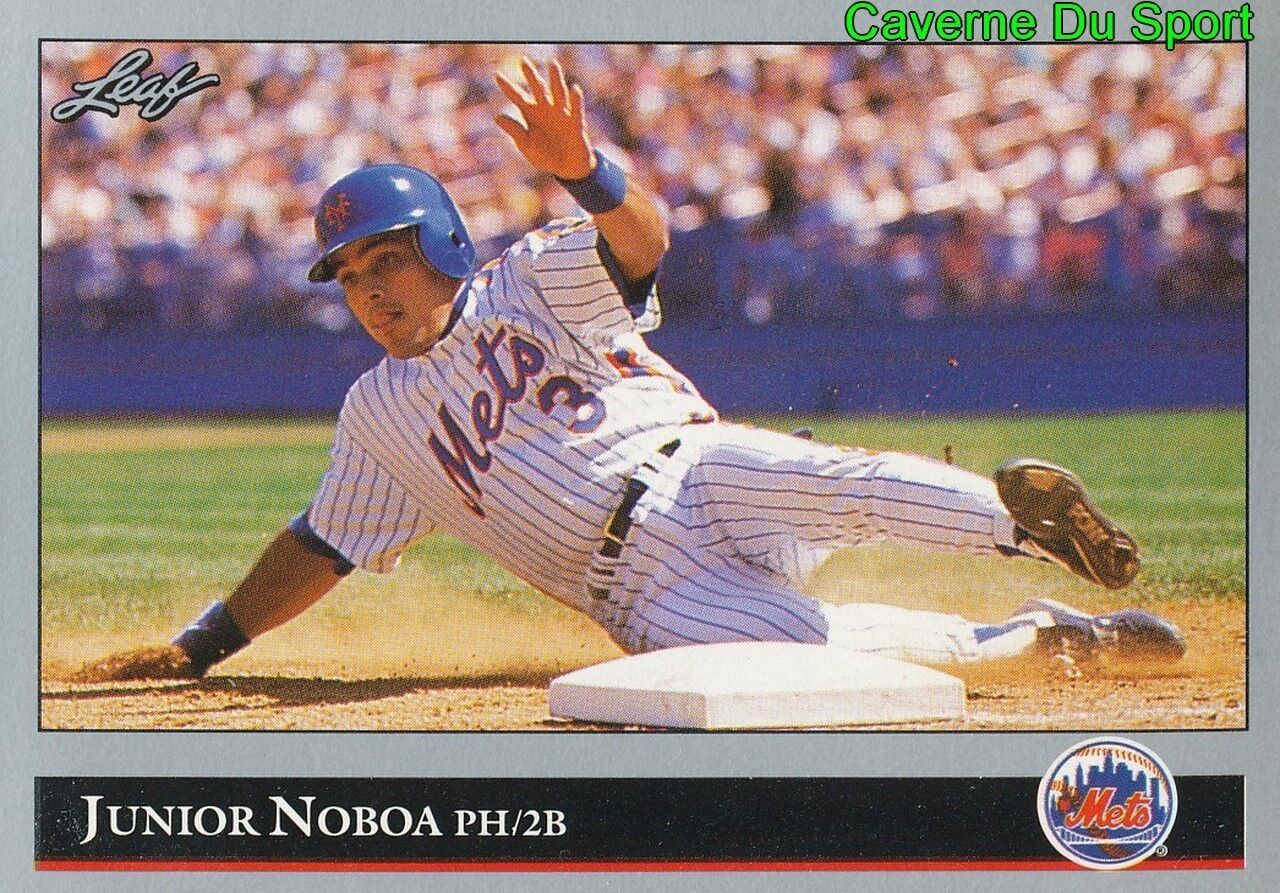 1992 JUNIOR NOBOA NEW YORK METS BASEBALL CARD LEAF 403