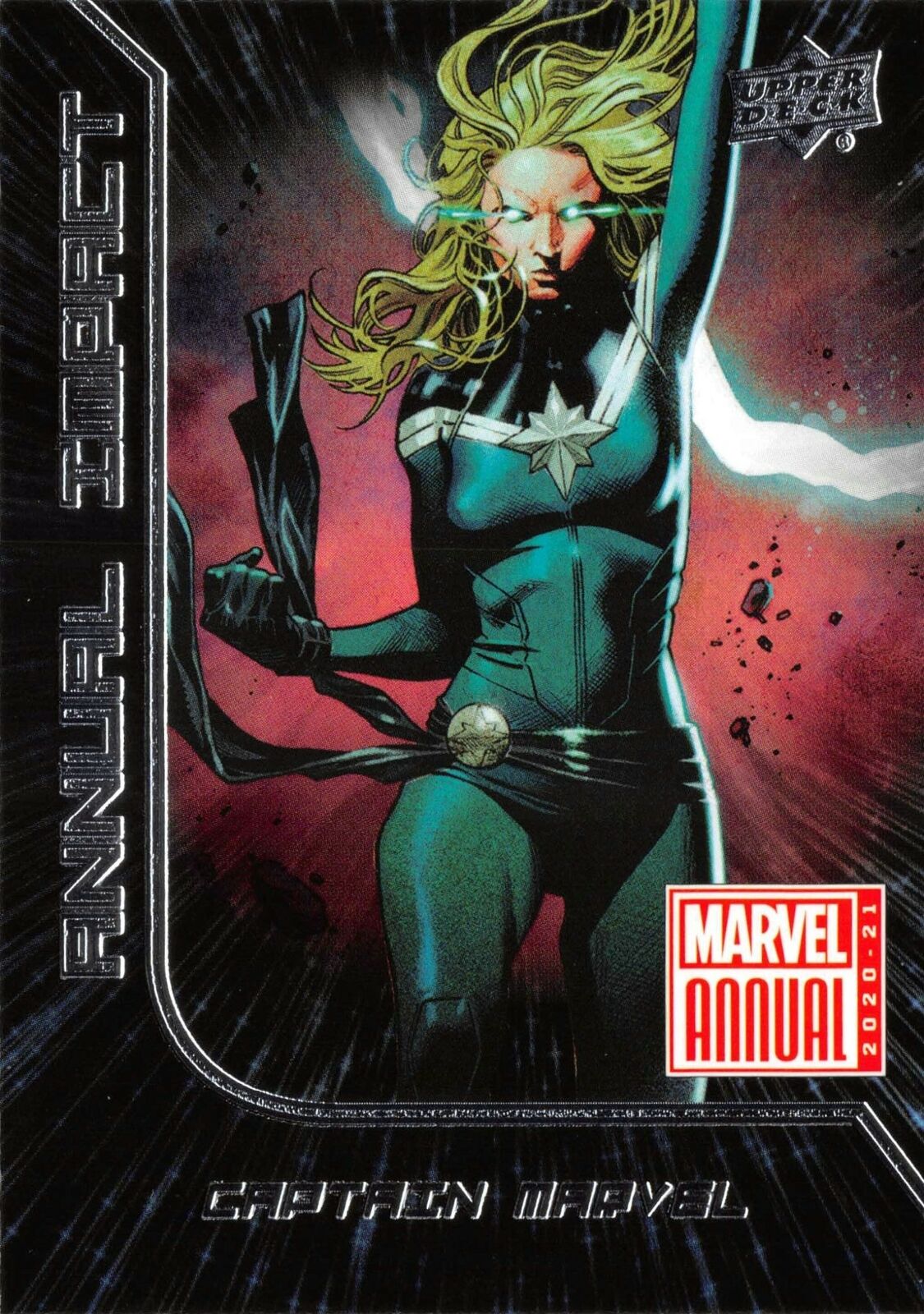 Marvel Annual 2020-21 (UD) IMPACT Trading Card Insert AI-3 / CAPTAIN MARVEL
