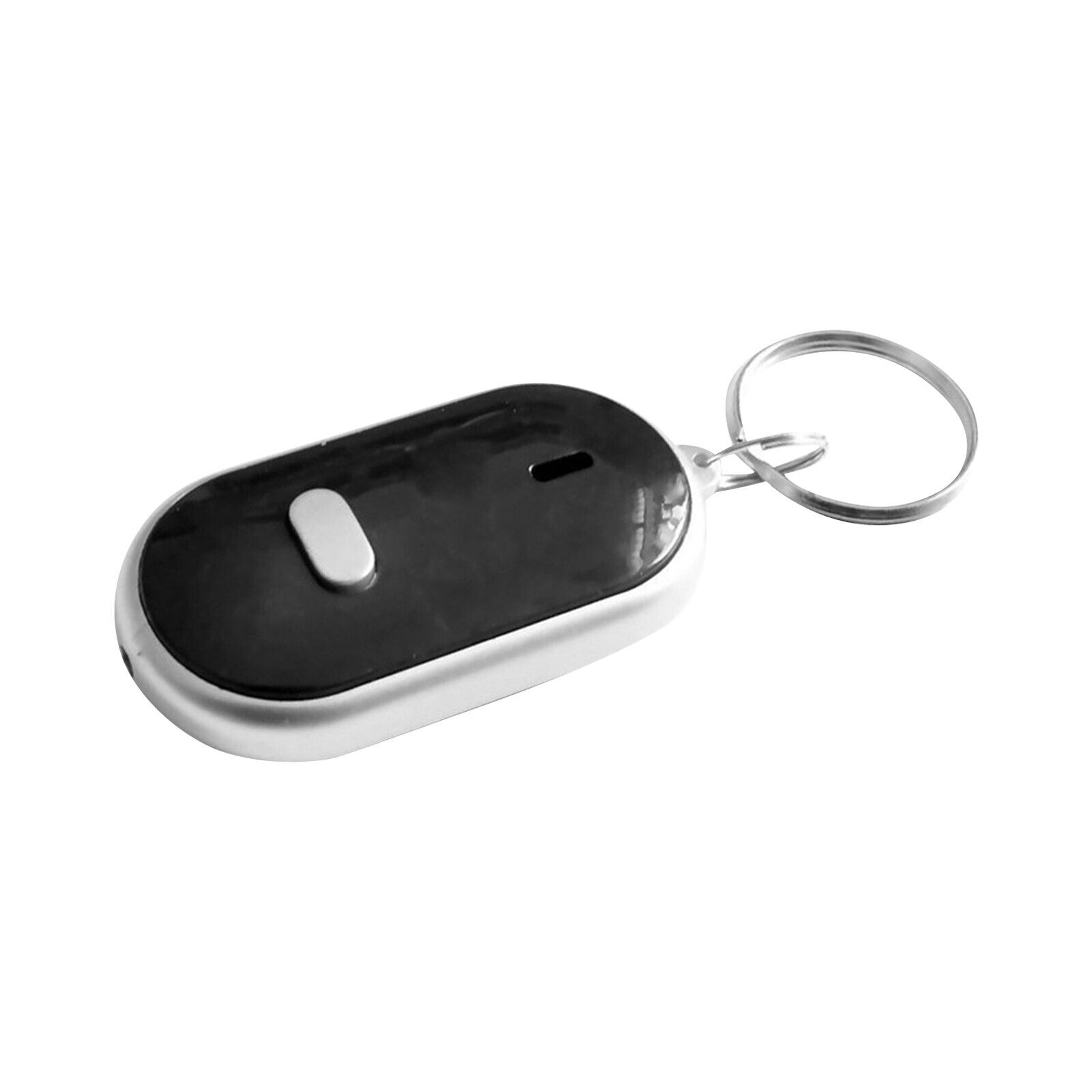 Portable LED Lost Key Finder Locator Keychain Whistle Sound Control Keyring