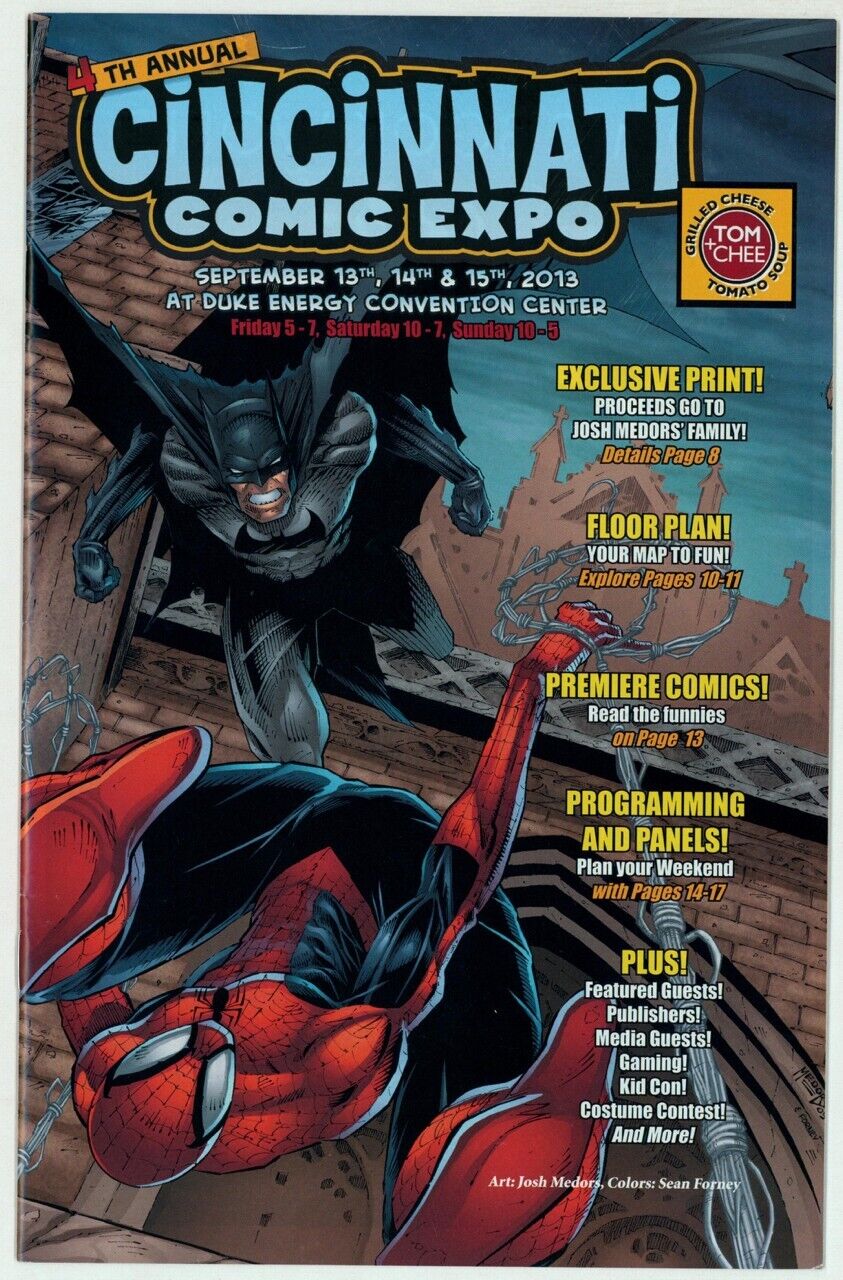 Doug Sneyd Collection Copy ~ 2013 Cincinnati Comic Expo Program Guide Batman +