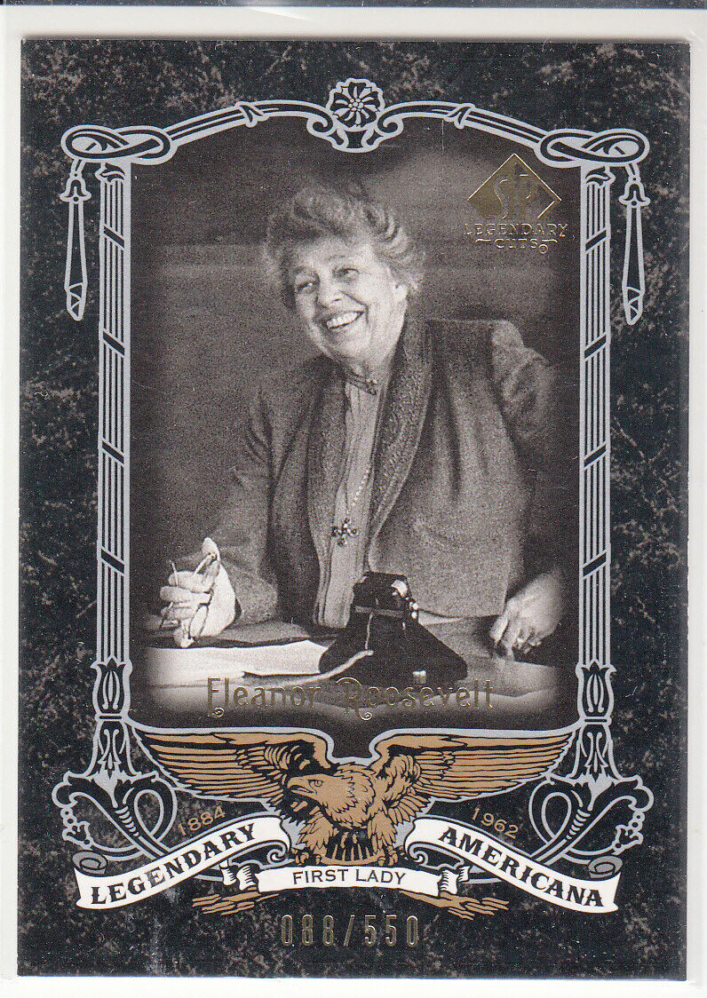 2007 SP Legendary Cuts First Lady Eleanor Roosevelt Freedom House Founder /550