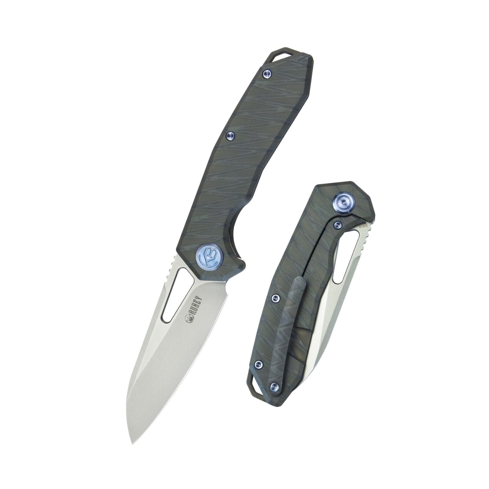 Kubey Vagrant Pocket Everyday Carry Knife S35VN Ti Frame Compact Folding Knife