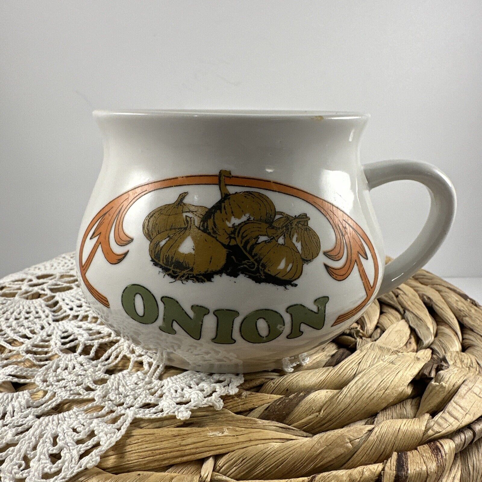 *VINTAGE/RETRO*  1970s Style Onion Soup Mug- RARE