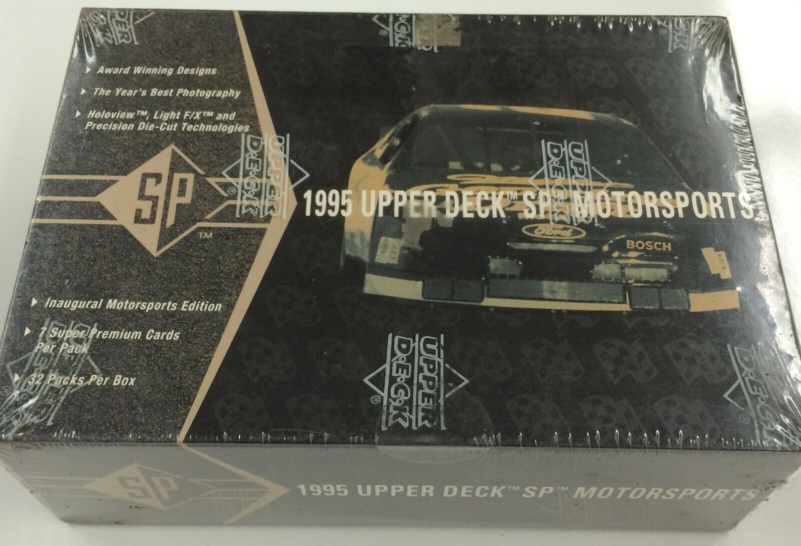 1995 UPPER DECK SP MOTOR SPORTS TRADING CARD FACTORY BOX (32 PACKS)