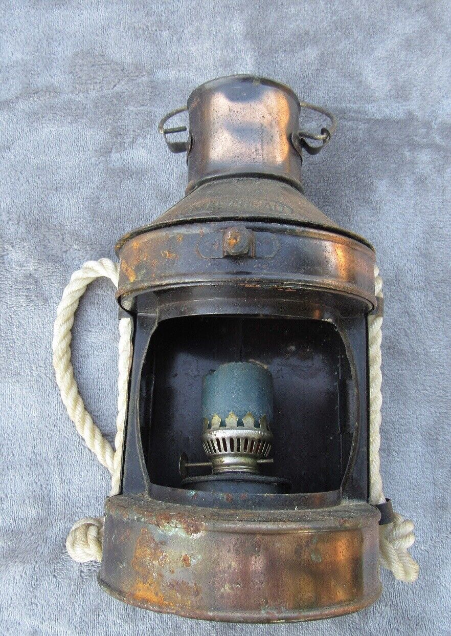 Vintage Ship's Masthead Lantern Lamp