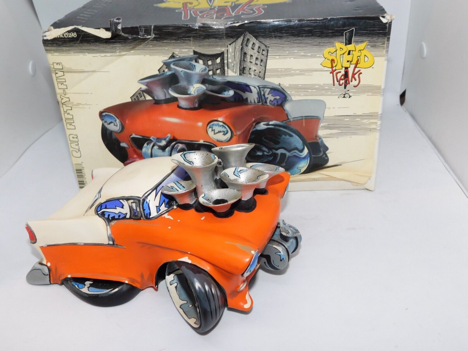 BOXED SPEED FREAKS 05198 FIFTY-FIVE CHEVROLET CAR ORNAMENT COUNTRY ARTISTS RESIN